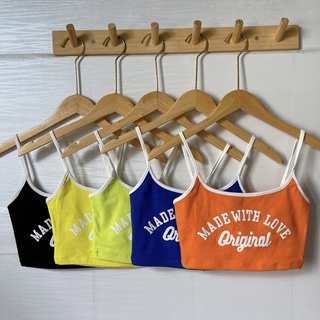 Áo thun dây croptop