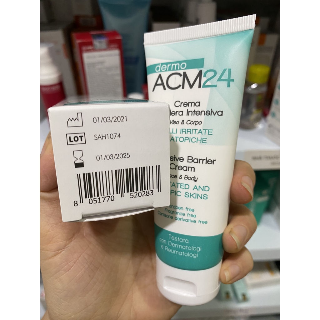 Kem dưỡng ACM24 Ý - Dành cho da khô mãn tính, viêm da, da nhạy cảm