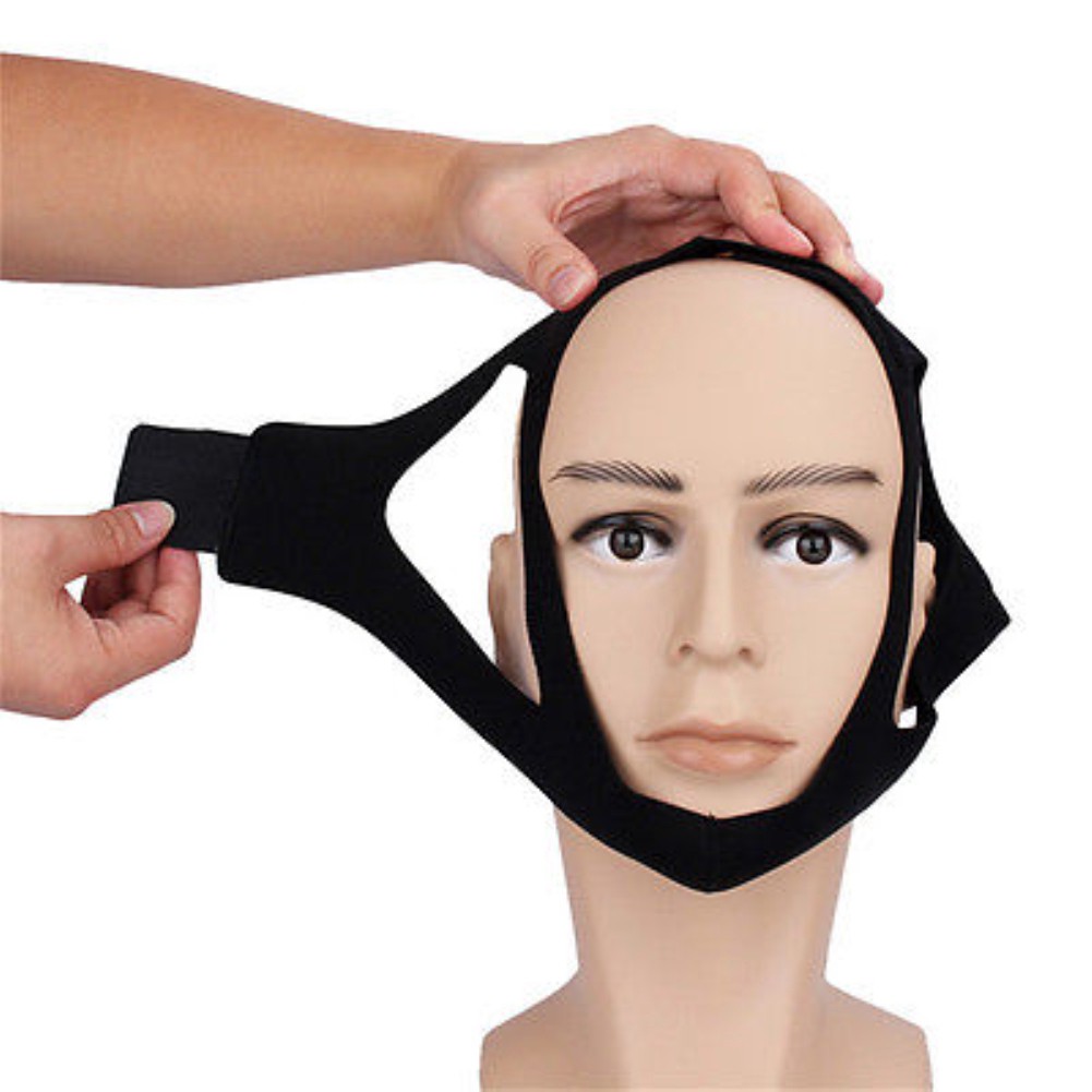 [Hàng mới về] Phụ kiện dây đai đeo hỗ trợ chống ngáy khi ngủ tiện dụng
