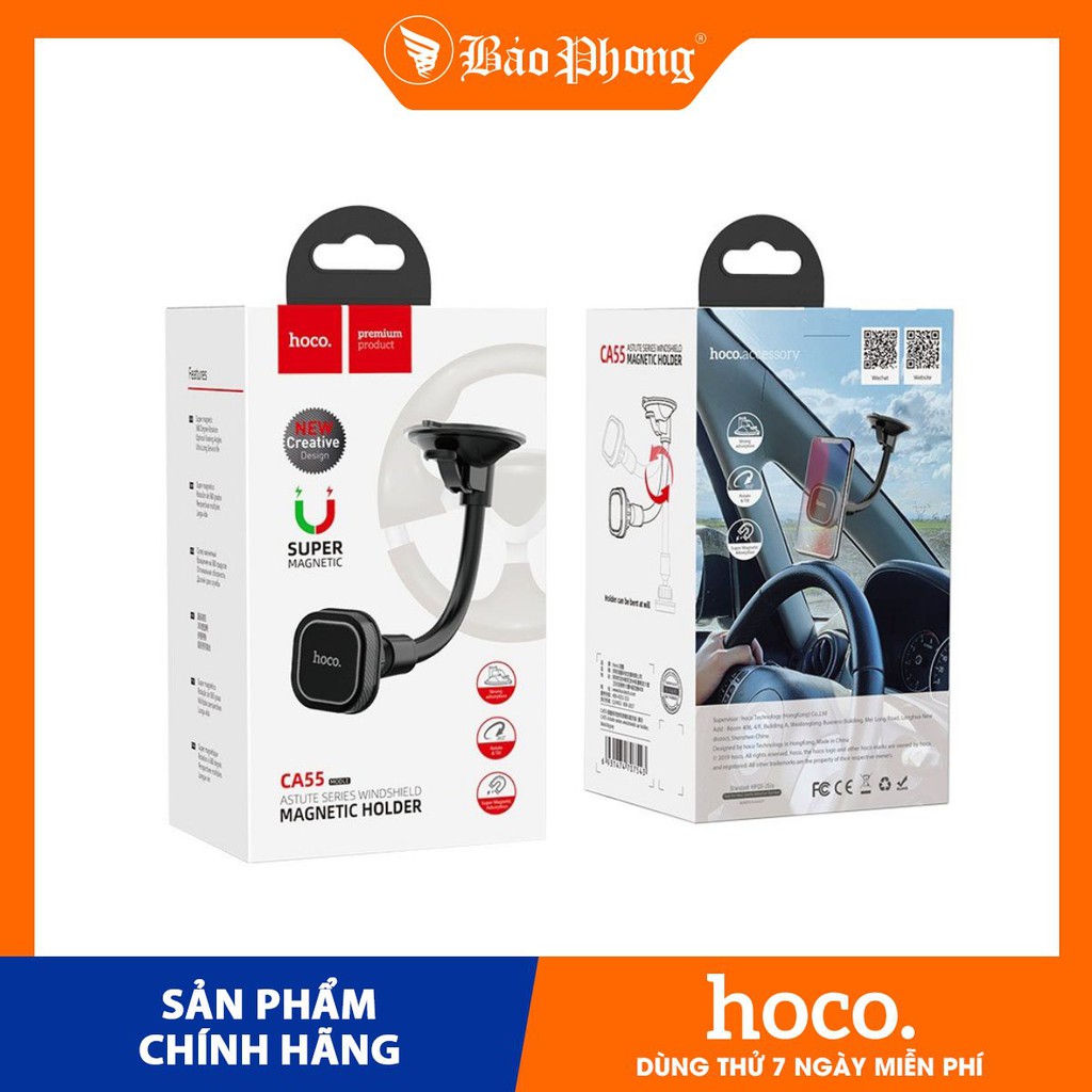 Giá đỡ điện thoại thông mình HOCO CA55 Dành cho điện thoại iPhone iP Huawei Samsung Oppo Realme