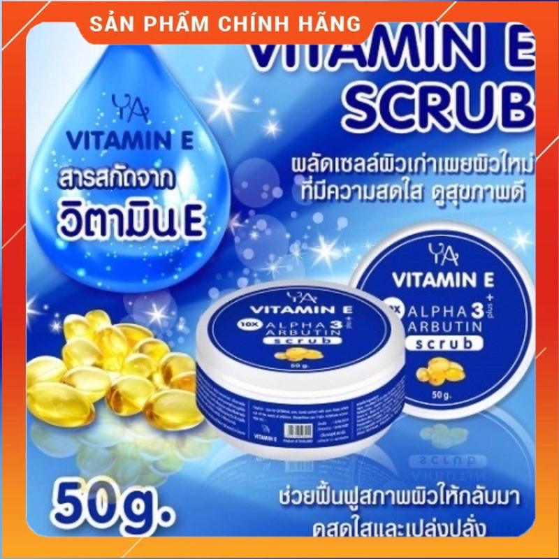 XOÁ RẠNG DA - TẨY TẾ BÀO CHẾT VITAMIN E (Face và Body) 🇹🇭