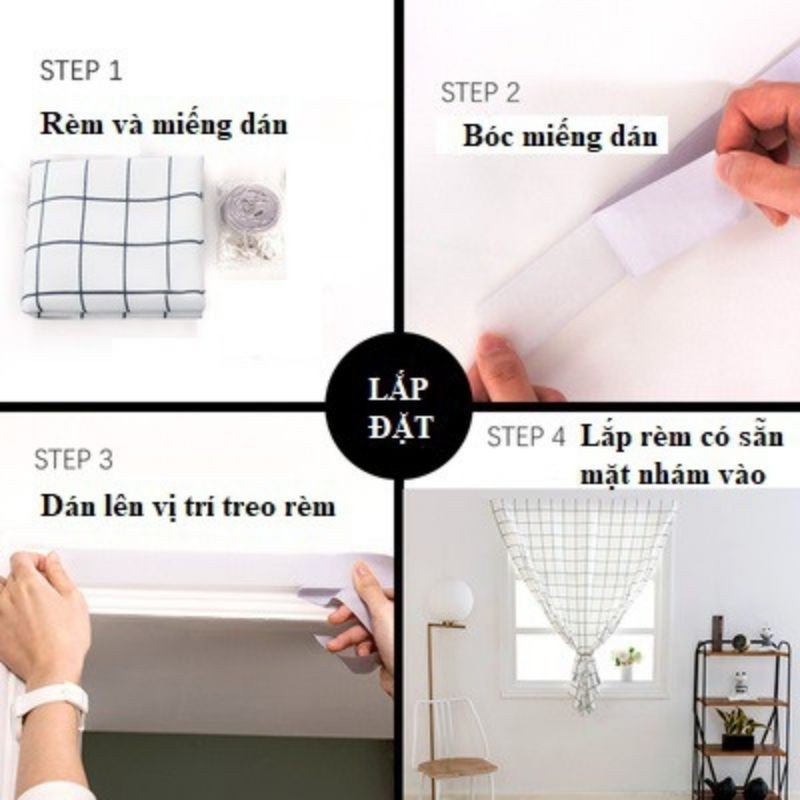 rèm dán cửa sổ, cửa chính bao giá rẻ nhất shopee