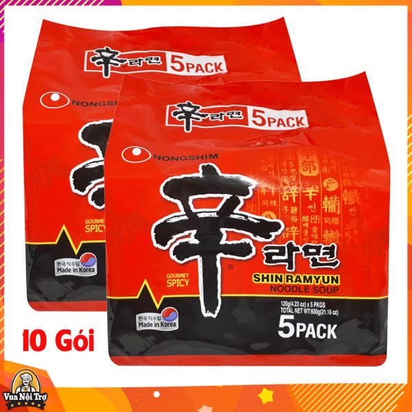 Mì Shin Ramyun túi 10 gói