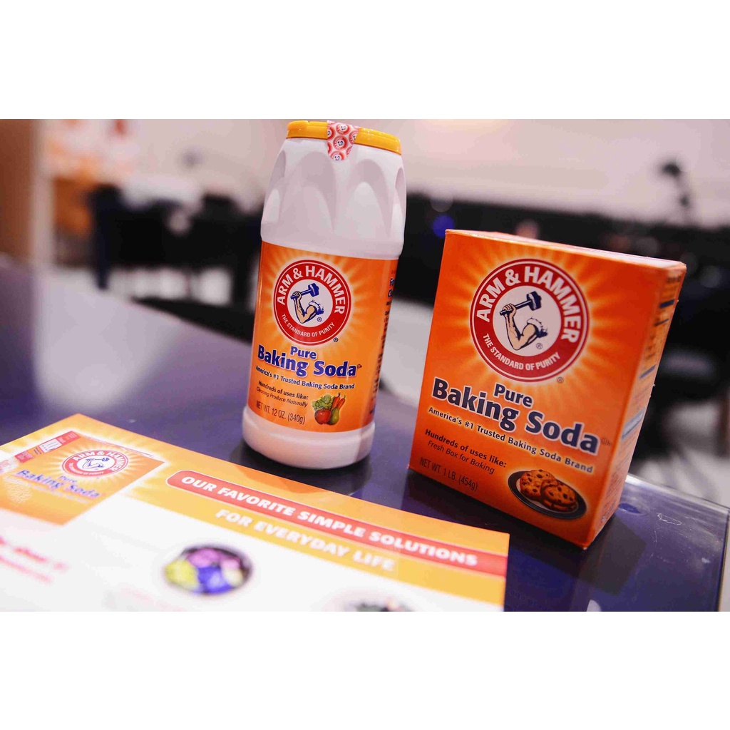 [Bộ 2 Hộp] Baking Soda Arm &amp; Hammer 454g - USA