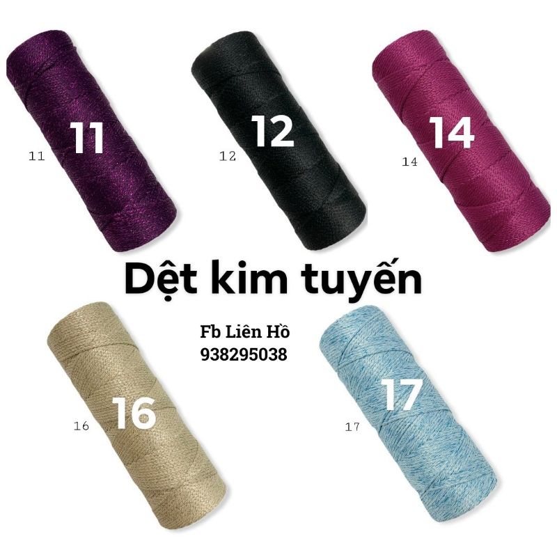 Sợi dệt kim tuyến 2mm