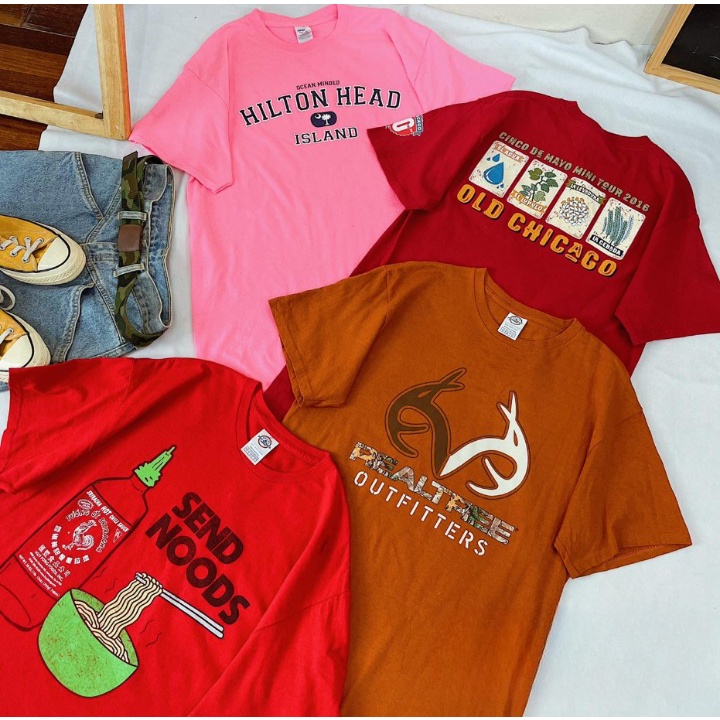 Áo 2hand , Áo Thun Nam Nữ Secondhand Hàng Loại 1 Chất Lượng Cao Cấp Thời Trang Giá Rẻ Unisex USA