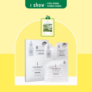 [ Tặng mặt nạ nha đam ] Mặt nạ tơ tằm cao cấp ISHOW 2 bước Hàn Quốc chống lão hoá phục hồi hư tổn se khít lỗ chân lông