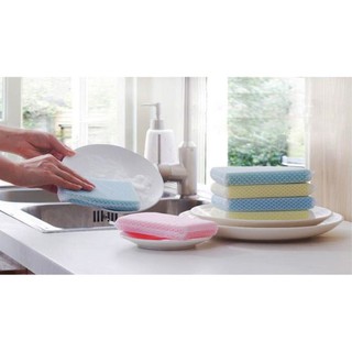 Set mút lưới rửa chén bát tạo bọt kháng khuẩn DAISO