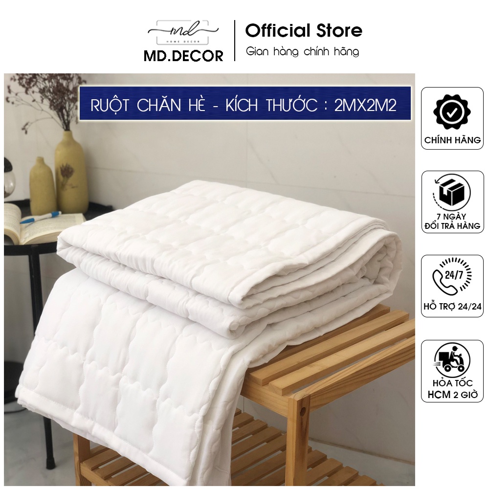 Ruột chăn hè MD.Decor Bedding CH35 loại mỏng mát cao cấp, không gây nóng nực khó chịu kích thước 2mx2m3