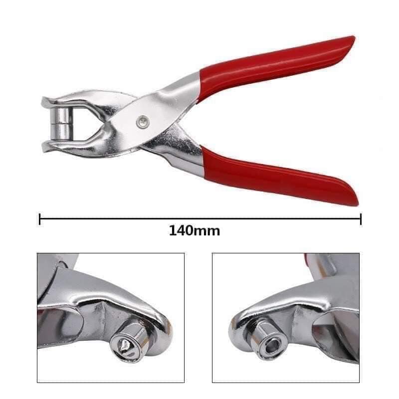 Bộ kìm bấm nút sắt ( 1 kìm + 1 hộp cúc)