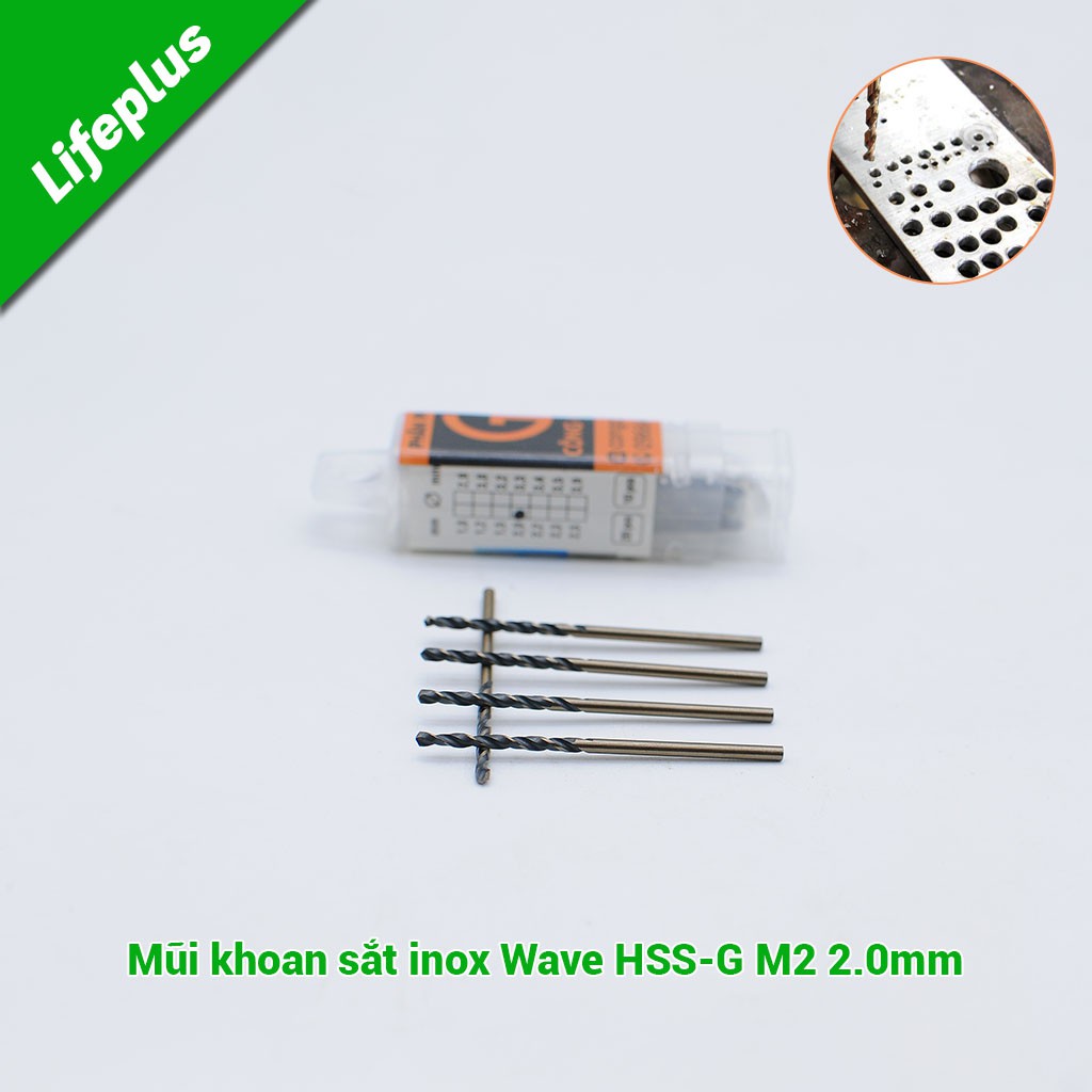 Mũi khoan sắt inox Waves HSS-G M2 ( ∅1.0-3.5mm)