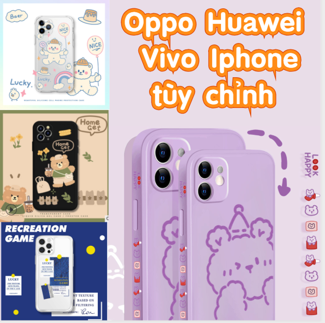 Ốp lưng iphone vuông cạnh hình Iphone6 tùy chỉnh Oppo | BigBuy360 - bigbuy360.vn