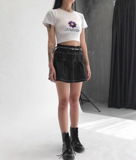 Áo croptop hoa cúc