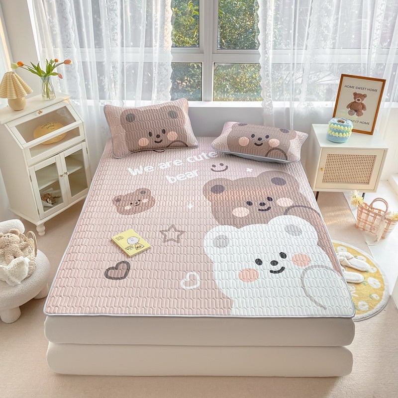 Chiếu điều hoà 4D Suhali, chiếu cao su latex hàng loại 1, mềm mát dày dặn