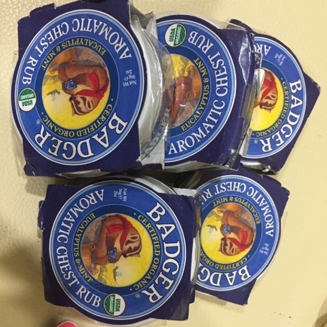 Sáp giữ ấm ngực Organic Badger