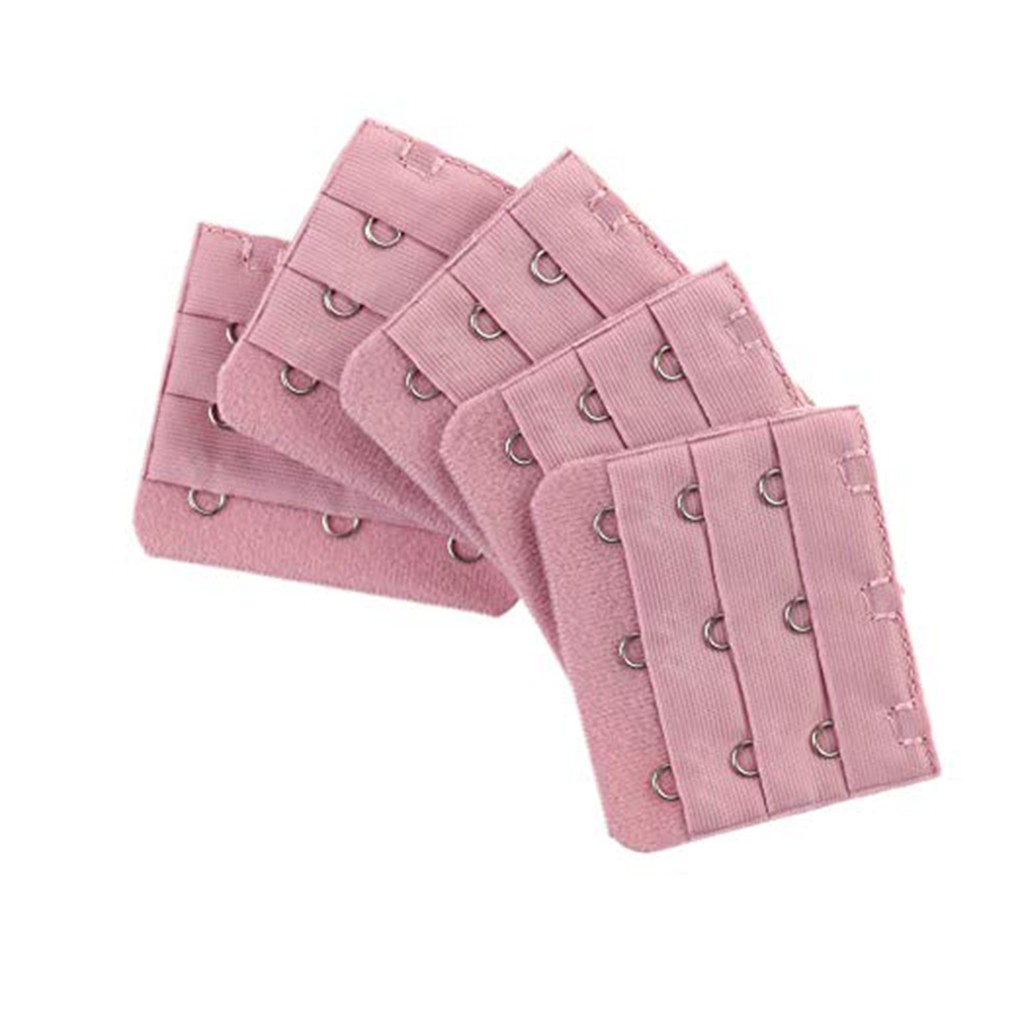 Set 5 miếng nối dài dây áo ngực 3 hàng 3 móc gài cho nữ