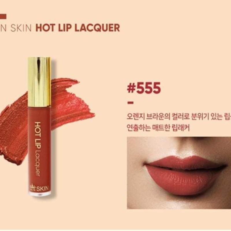 Son kem lì Hot lip lacquer zelyn skin