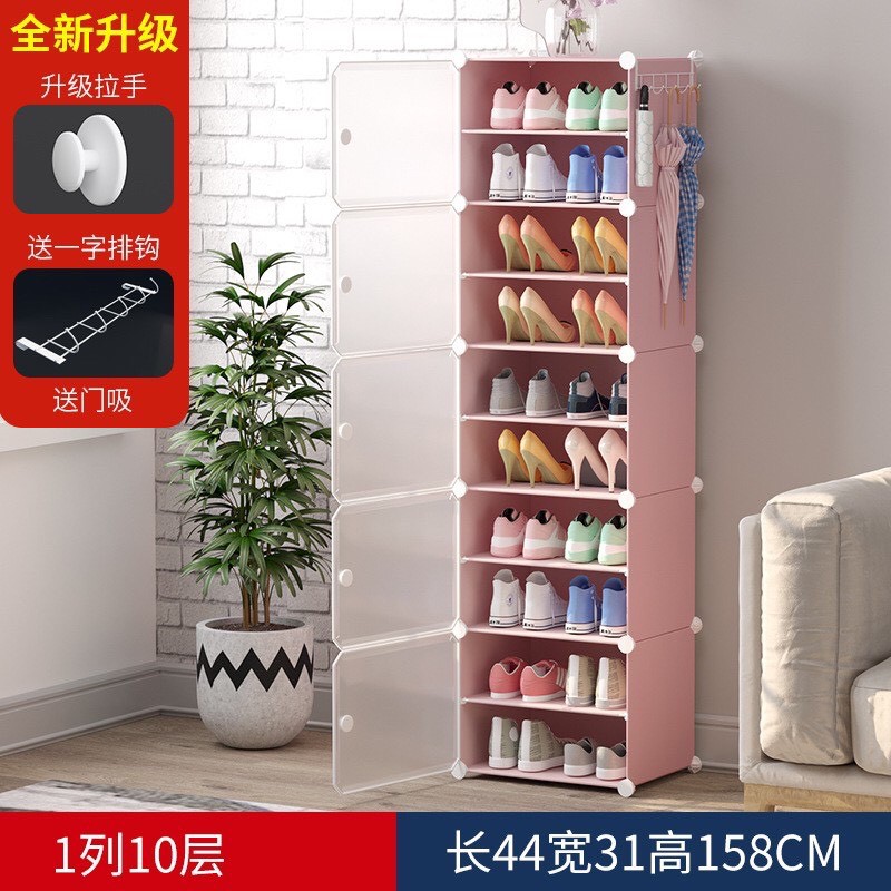 [TƯNG BỪNG SALE - TỦ 6 - 10 Ô ] - TỦ NHỰA ĐỂ GIÀY DÉP KIỂU MỚI ĐỂ ĐƯỢC 20 ĐÔI GIÀY. KỆ GIÀY DÉP ĐA NĂNG