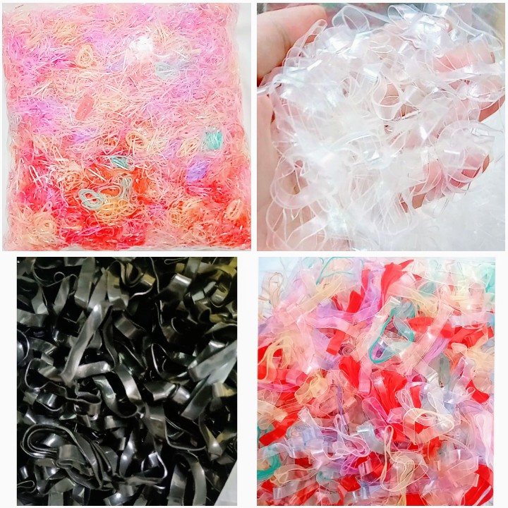 THUN CỘT TÓC ĐEN VÀ NHIỀU MÀU (50gr - 100gr)