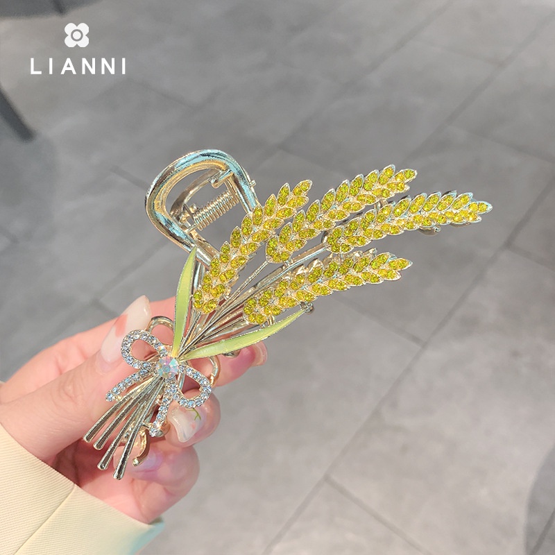 Kẹp Tóc Hình Bông Hoa Đính Pha Lê Thời Trang Dành Cho Nữ