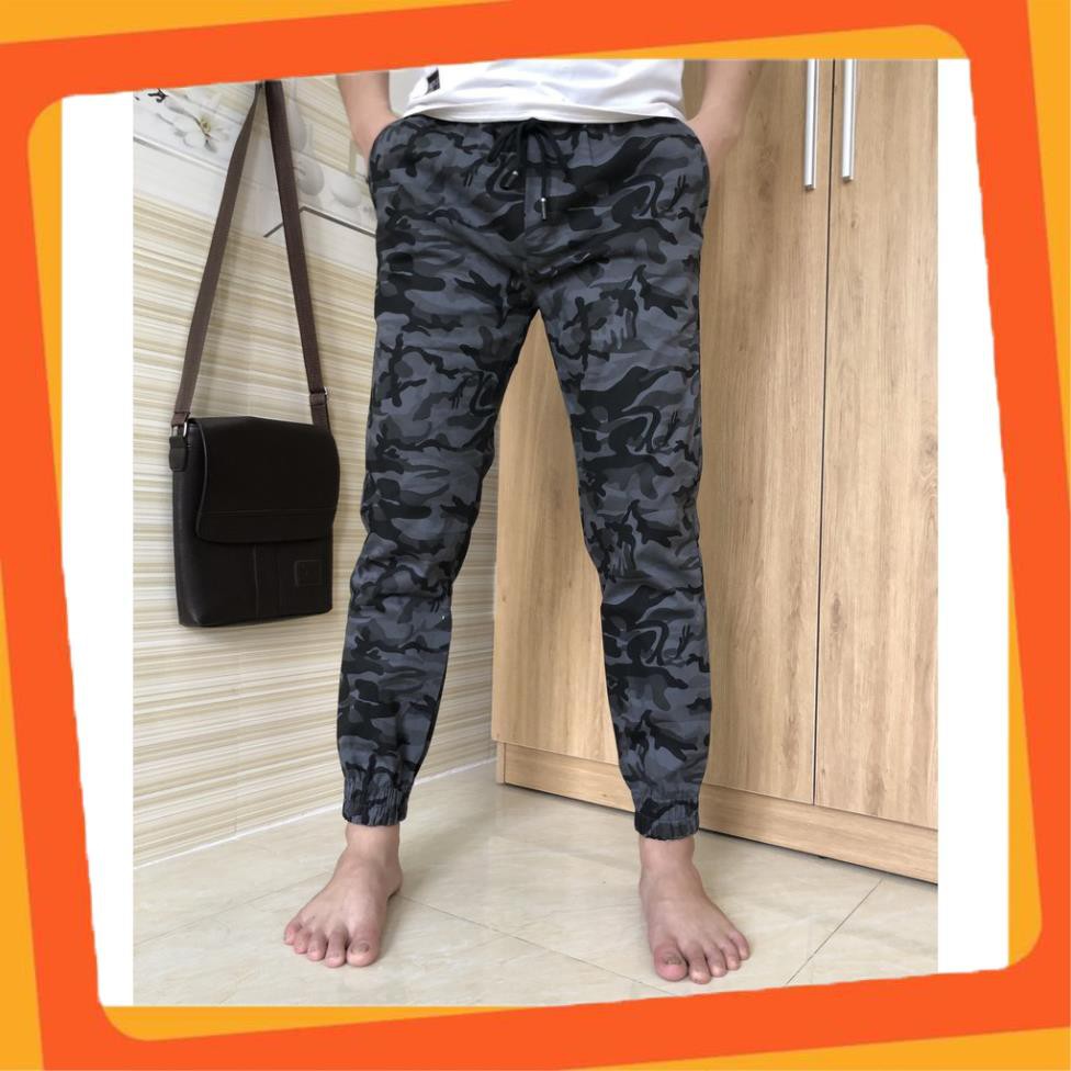 Quần jogger kaki rằn ri, camo, lính cực hot