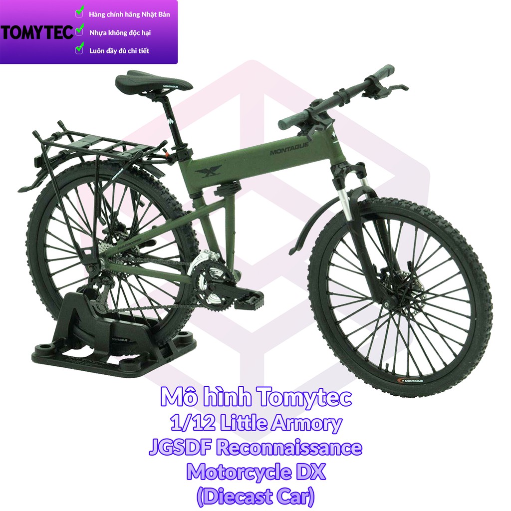 Mô hình Tomytec Little Armory 1/12 (LM003) Folding MTB for Airborne Units Montague Paratrooper [TMT]