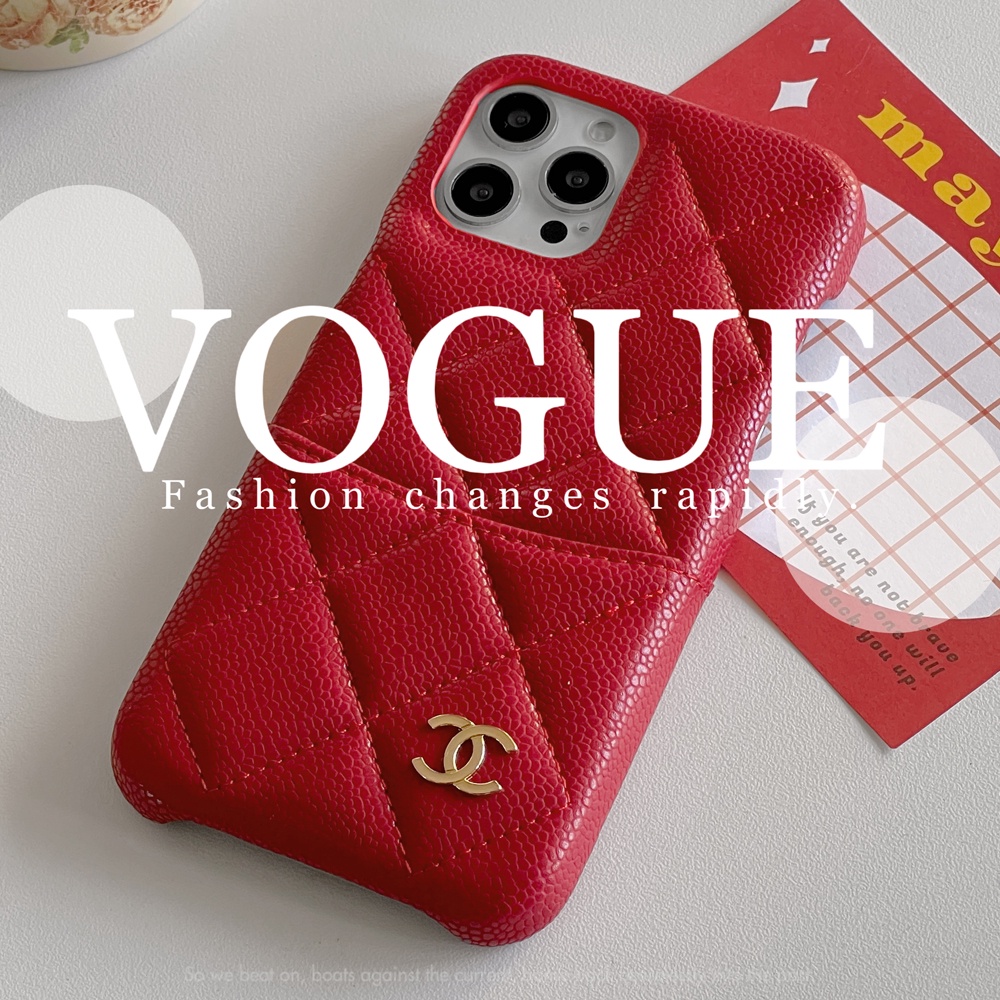 Ốp Điện Thoại Da Kèm Ngăn Đựng Thẻ In Logo Cao Cấp Cho iPhone 14 13 12 11 Pro Max