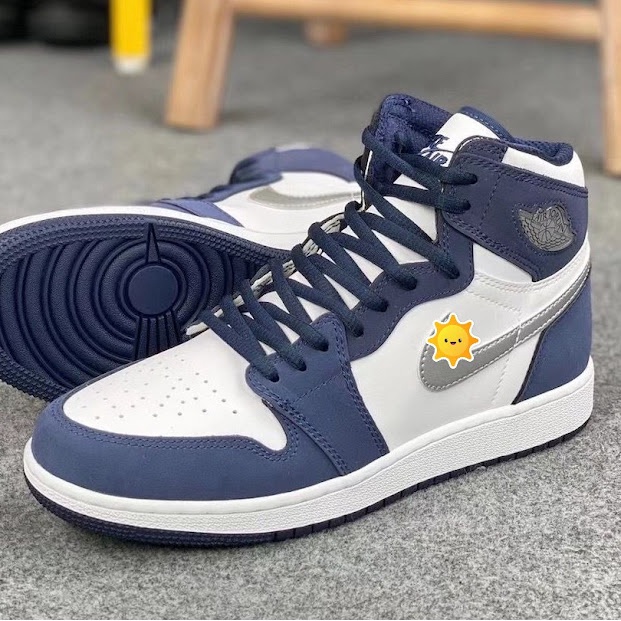 Giày thể thao sneaker Jordan 1 xanh than NAVY cổ cao thấp, Giày JD vàng đen cực chất Full Box | BigBuy360 - bigbuy360.vn
