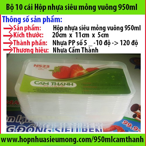 Hộp Nhựa Microwave + nắp Đựng Thực Phẩm / Thức Ăn / Kim Chi / Chân Gà / Slime loại tròn và vuông lốc 10 cái | BigBuy360 - bigbuy360.vn
