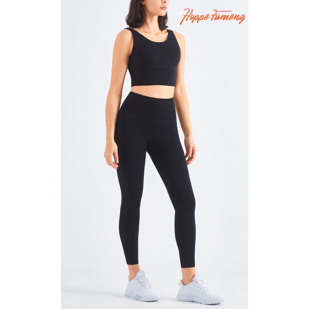 Set trang phục Hoppe Fumeng cho nữ gồm áo ngực thể thao và quần legging dài tập yoga