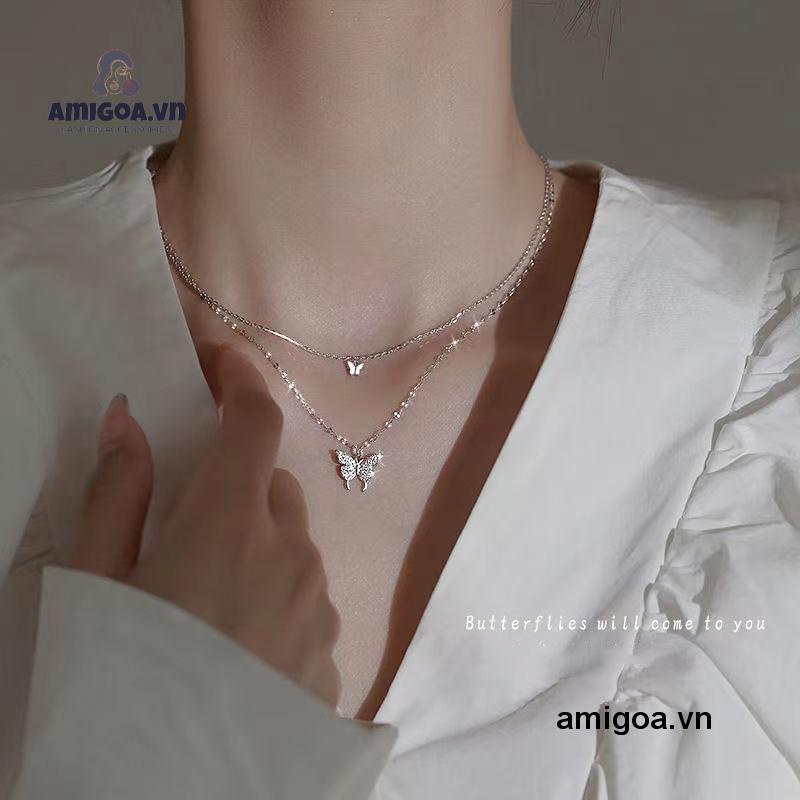 ✨✨Vòng cổ mặt hình bươm bướm phong cách Hàn Quốc thời trang cho nữ