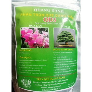 Phân Trùn Quế Viên Nén QD3 1kg