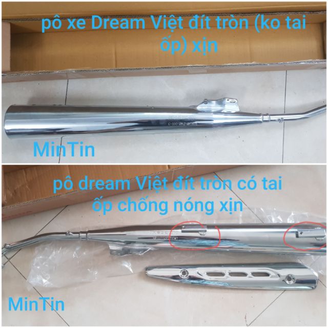 Pô xe Dream Việt đít tròn xịn