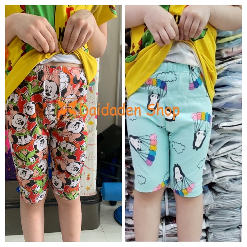 Quần Leggings Lưng / Quần thun lửng ôm cho bé gái