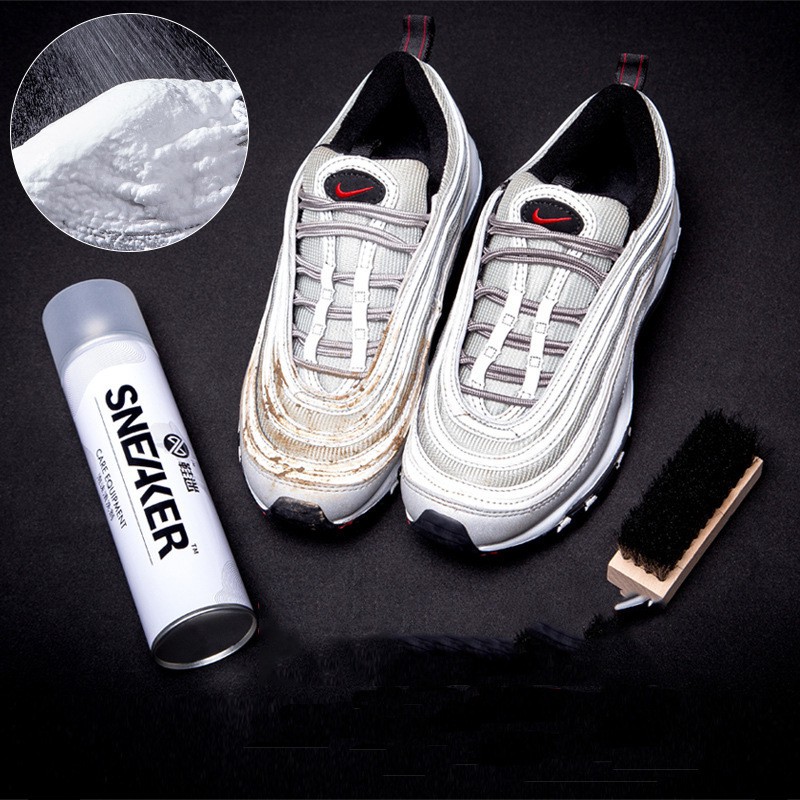 Bình xịt bọt vệ sinh giày, Bọt làm sạch sneaker nhanh, dễ sử dụng, phụ kiện giày (300ml)