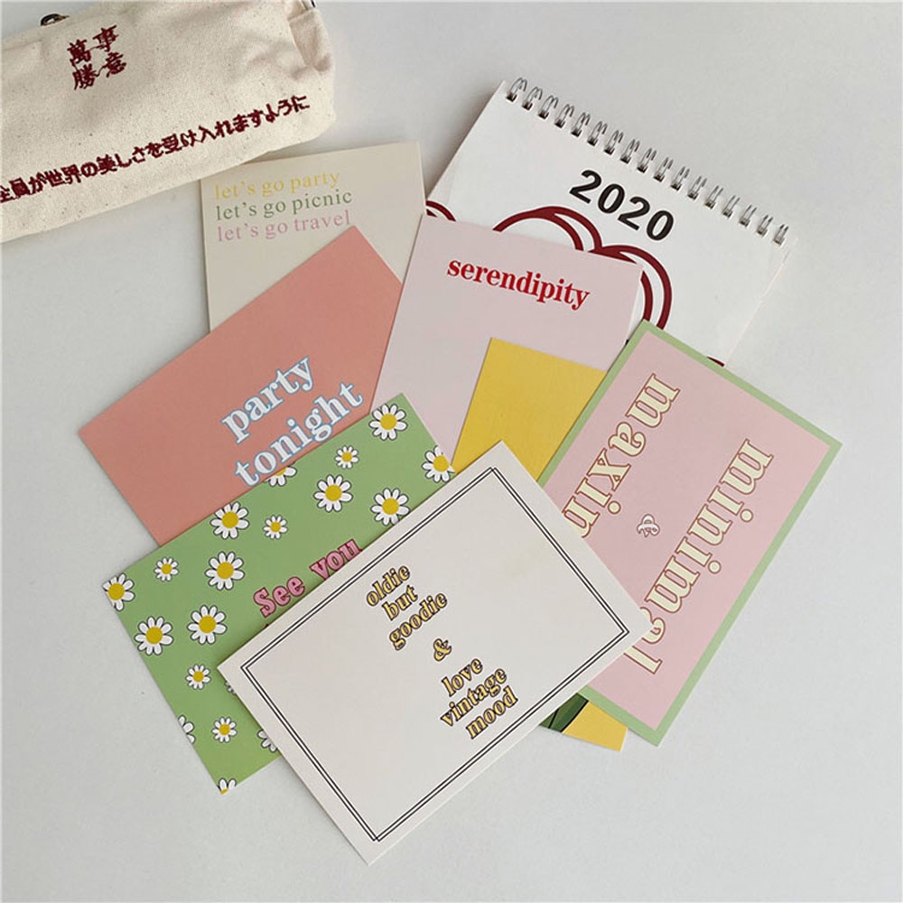 Bộ 13 tấm thẻ dán tường hình hoa tulip màu sắc dùng trang trí độc đáo