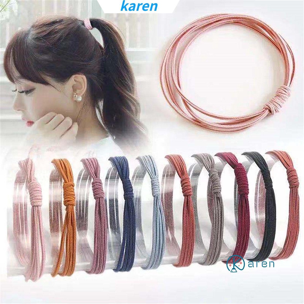 Dây buộc tóc co giãn 4 trong 1 thời trang cho nữ