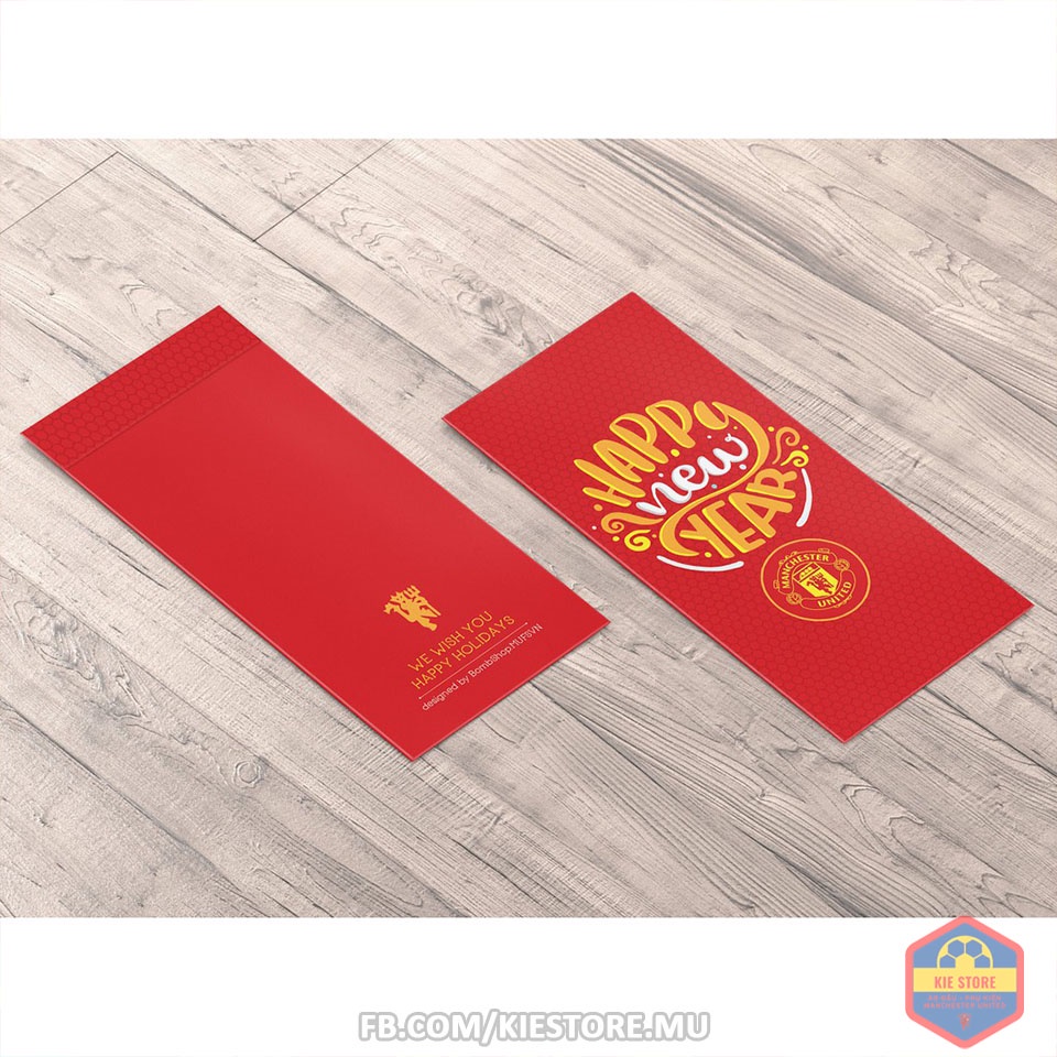 Set Bao lì xì năm mới 2022 CLB bóng đá Manchester United siêu đẹp, độc, lạ_Kie Store - Shop MU