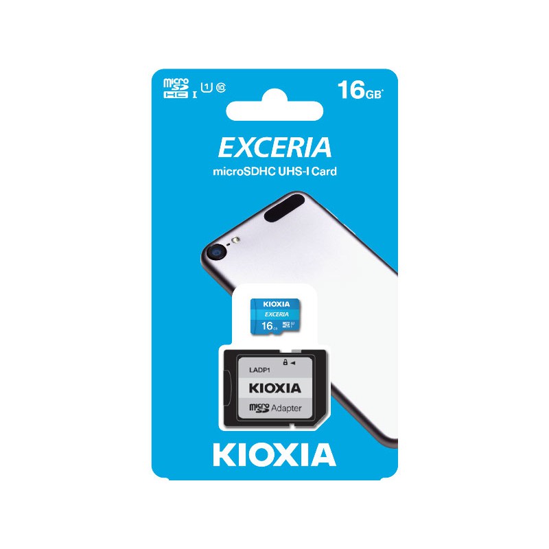 Thẻ nhớ MicroSD Kioxia (Toshiba) Exceria UHS-I U1 C10 100MB/s (Full HD) - Có Adapter