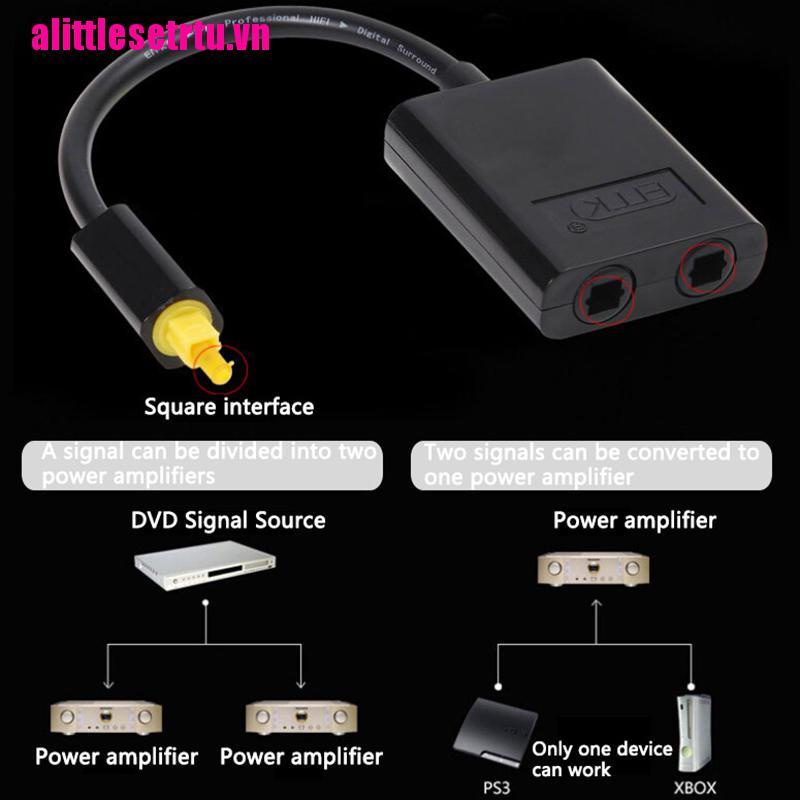 Bộ Chia Cáp Quang Âm Thanh Kỹ Thuật Số 2 Chiều toslink