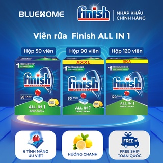 Viên rửa chén bát Finish All-In-1 cho máy rửa bát
