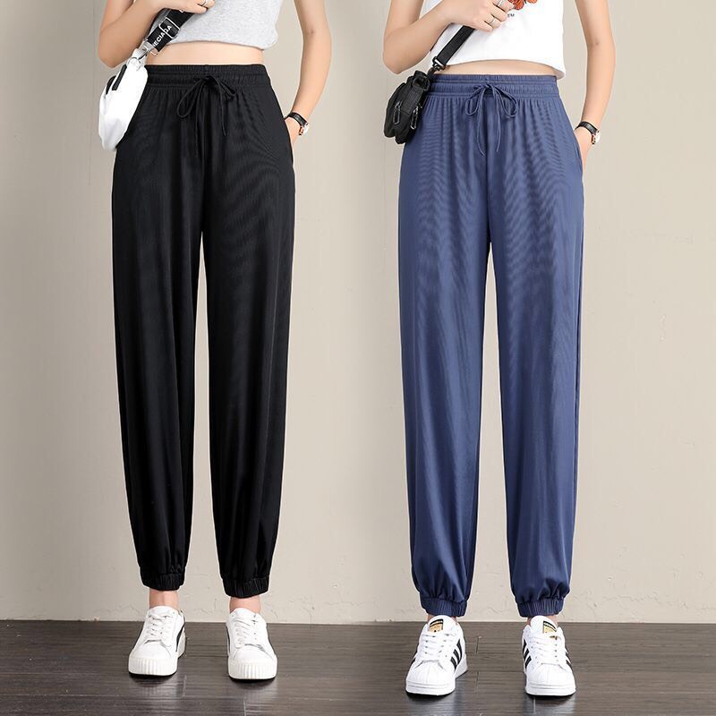 Quần jogger nữ thun tăm thái bo chun co giãn 4 chiều GUCCI QD02