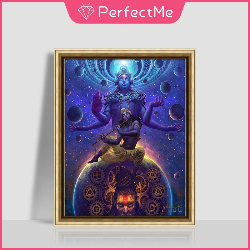 Bộ Tranh Đính Đá 5D Tự Làm Hình Tượng Phật 5D 40x50cm