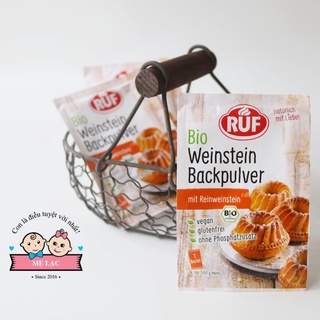 Bột nở hữu cơ Ruf làm bánh cho bé ăn dặm từ 7 tháng tuổi