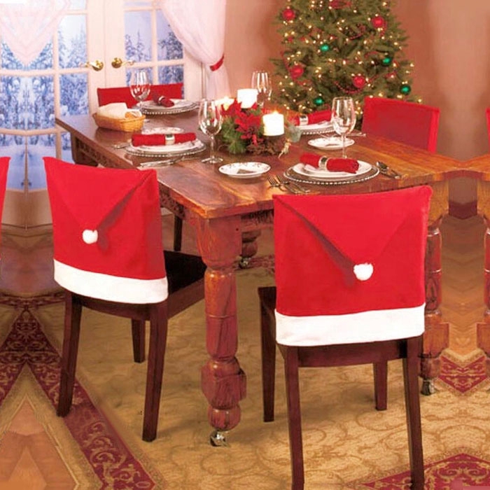 Áo Bọc Ghế Phong Cách Giáng Sinh 50x60cm