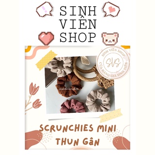 Scrunchies cột tóc mini thun gân kích cỡ thường