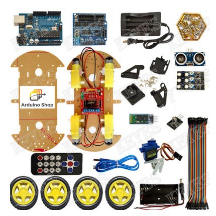 Bộ Combo Mô Hình Xe Robot 3 Bánh