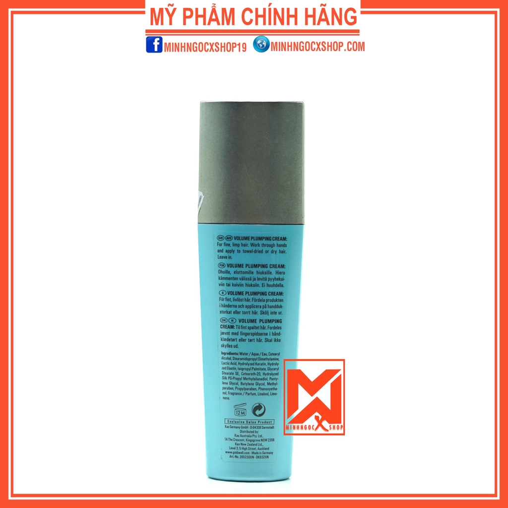 Kem xả khô tạo phồng GOLDWELL KERASILK REPOWER VOLUME 75ml chính hãng