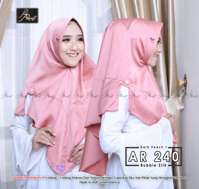 Ar Rafi Store Rafi Store Ar 240 Khimar Kancing Ar Rafi Store