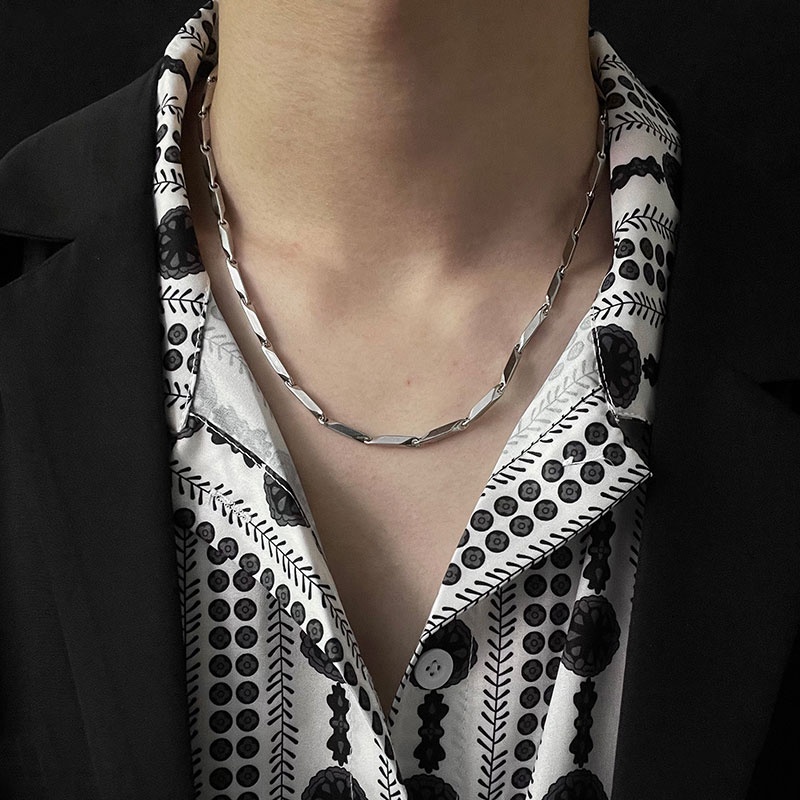 Vòng cổ Unisex Nam Nữ Xích Trơn Basic Màu Bạc Cá Tính Dây Chuyền Cho Nam Nữ Loki Accessories Chất Liệu Inox Không Gỉ
